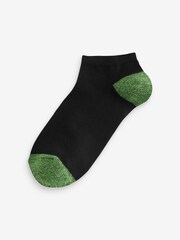 Black Trainer Socks 4 Pack - Image 3 of 5
