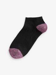 Black Trainer Socks 4 Pack - Image 4 of 5