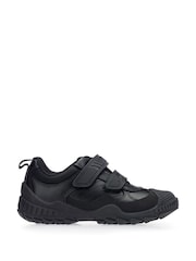 Start-Rite Extreme Pri Black Leather School Shoes F Fit - Image 1 of 6