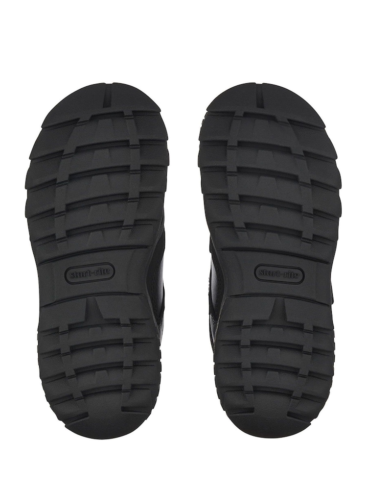 Start-Rite Extreme Pri Black Leather School Shoes F Fit - Image 6 of 6