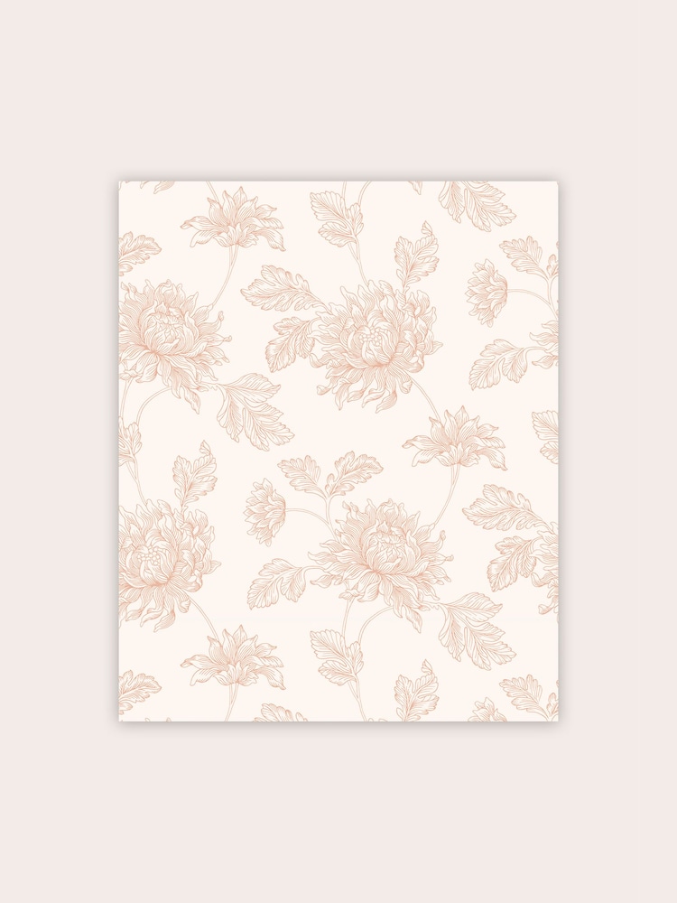 Laura Ashley Pink Stratton Plaster A4 Wallpaper Sample - Image 2 of 2