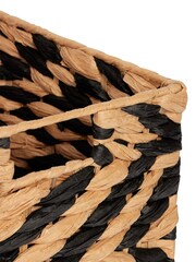 Style Sisters Black 2 Nested Paper Storage Baskets - Image 5 of 5