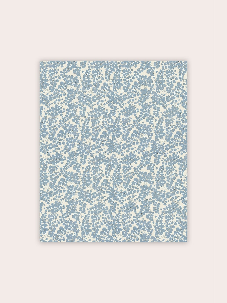 Laura Ashley Newport Blue Cariad Spray A4 Wallpaper Sample - Image 2 of 2