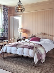 Laura Ashley Plaster Pink Chalford Wood Panelling A4 Wallpaper Sample - Image 1 of 2