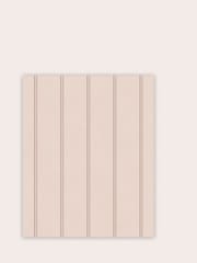 Laura Ashley Plaster Pink Chalford Wood Panelling A4 Wallpaper Sample - Image 2 of 2