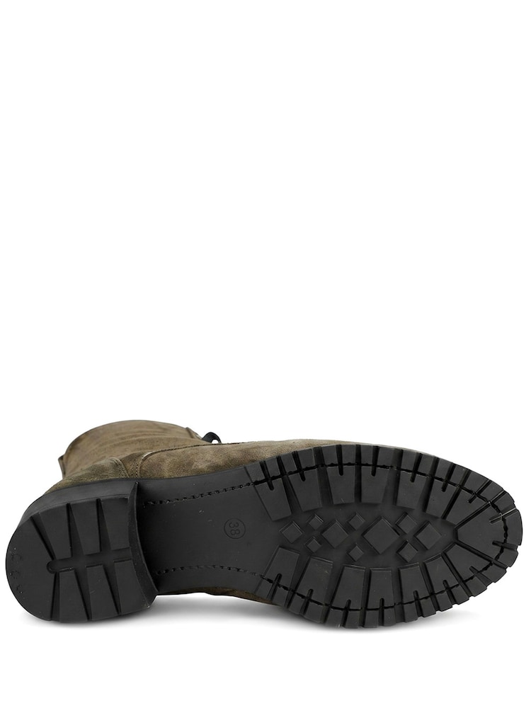Jones Bootmaker Green Ankle Casual Boots - Image 5 of 5 Jones Bootmaker Green Ankle Casual Boots - Image 5 of 5