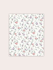 Laura Ashley Coral Pink Priory A4 Wallpaper Sample - Image 2 of 2
