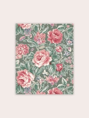 Laura Ashley Green Wild Roses A4 Wallpaper Sample - Image 2 of 2