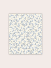 Laura Ashley Blue Misterton Trail Pale Seaspray Blue A4 Wallpaper Sample - Image 2 of 2