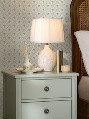 Laura Ashley Blue Kate Pale Seaspray Blue A4 Wallpaper Sample - Image 1 of 2