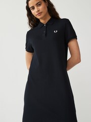 Fred Perry Marineblaues Damen-Poloshirt-Kleid - Bild 4 von 4