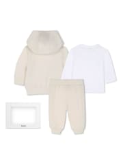 BOSS Cream Hoodies, Joggers, and T-Shirt Set - Image 7 of 8