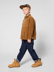 Timberland Brown Corduroy Long Sleeve Shirt - Image 2 of 5