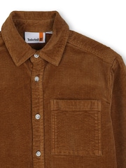 Timberland Brown Corduroy Long Sleeve Shirt - Image 5 of 5