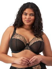 Elomi Teagan Underwire Plunge Black Bra - Image 2 of 4