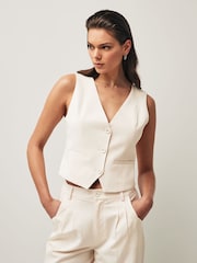 Paige Iris White Waistcoat - Image 2 of 8