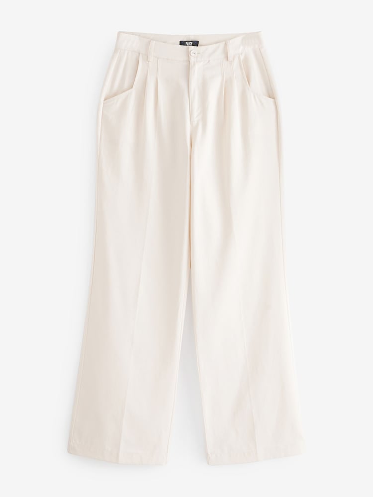Paige Merano Wide Leg White Trousers - Image 5 of 5