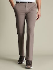Charles Tyrwhitt Natural Slim Fit Washed Chinos Trousers - Image 1 of 6