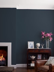 Laura Ashley Midnight Seaspray Blue Eggshell 750ml Paint - Image 1 of 4