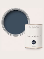 Laura Ashley Midnight Seaspray Blue Eggshell 750ml Paint - Image 4 of 4