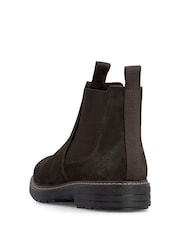 Rieker Brown Elastic & Inside Zip Boots - Image 3 of 7