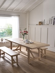 Shabby Chic by Rachel Ashwell® Reclaimed Pine Loretta Extendable 6 To 8 Seater Dining Table - Image 1 of 8
