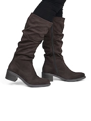 Rieker Brown Rieker Boots Inside Zip - Image 1 of 7