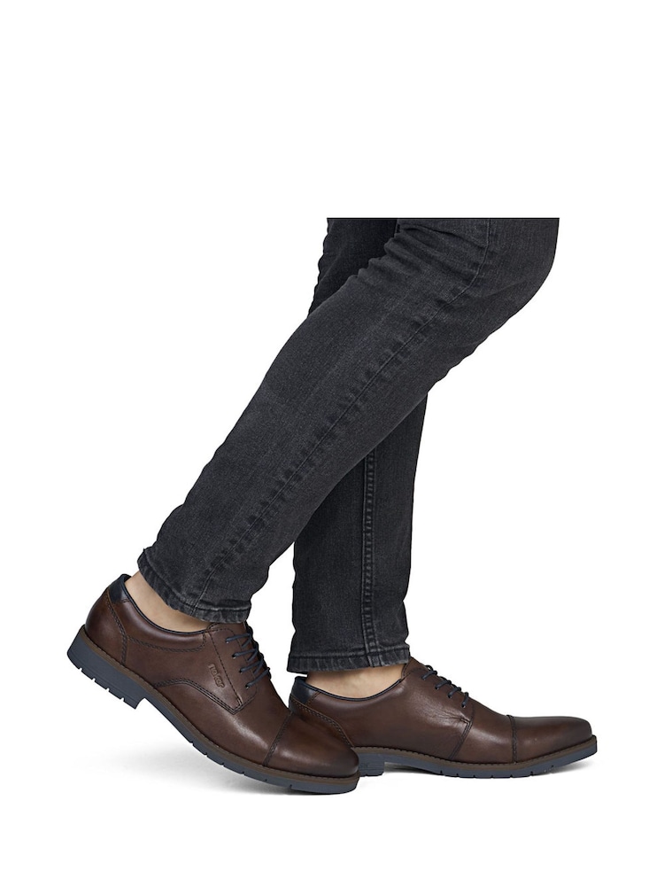 Rieker Brown Shoes Lace-up - Image 2 of 7 Rieker Brown Shoes Lace-up - Image 2 of 7