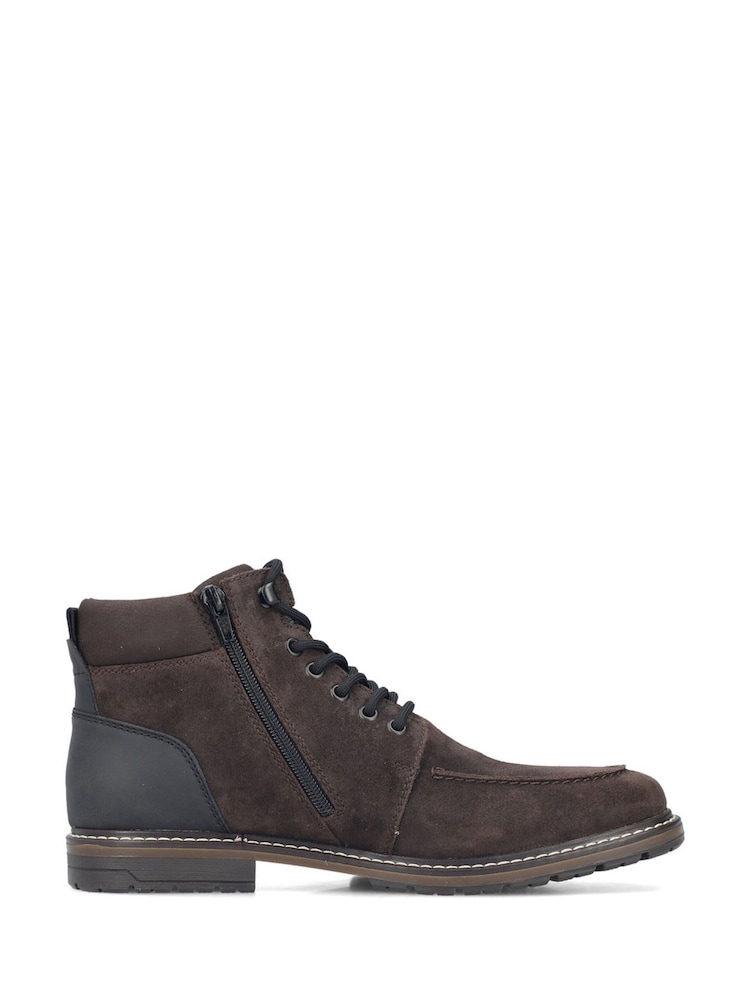Rieker Brown Boots Lace Up - Image 2 of 6 Rieker Brown Boots Lace Up - Image 2 of 6