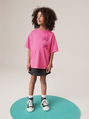 Pink Acid Wash 100% Cotton Graphic T-Shirt (3-16yrs) - Image 1 of 8