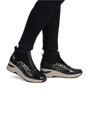 Rieker Black Rieker Boots Zipper - Image 1 of 7