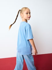 Blue Oversized New York 100% Cotton T-Shirt (3-16yrs) - Image 2 of 4