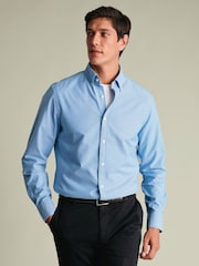 Charles Tyrwhitt түймелі, жуылған Oxford классикалық жейдесі - 7суретінің 2 суреті