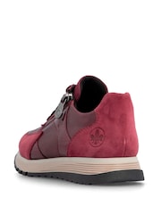 Rieker Red Trainers Lace-up & Zip - Image 5 of 7