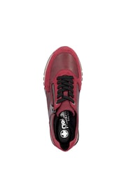 Rieker Red Trainers Lace-up & Zip - Image 6 of 7