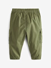 Khaki Green Animals Cargo Trousers (3mths-7yrs) - Image 6 of 7