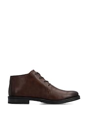 Rieker Brown Zipper & Lace Boots - Image 2 of 6