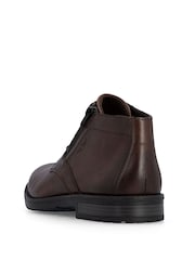 Rieker Brown Zipper & Lace Boots - Image 4 of 6