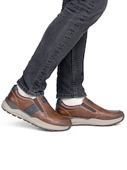 Rieker Brown Shoes Elasticated - Image 1 of 7