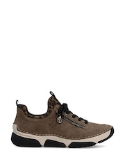 Rieker Brown Elasticated Shoes - Image 2 of 7