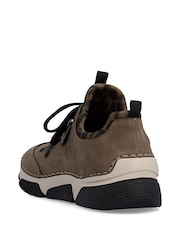 Rieker Brown Elasticated Shoes - Image 5 of 7