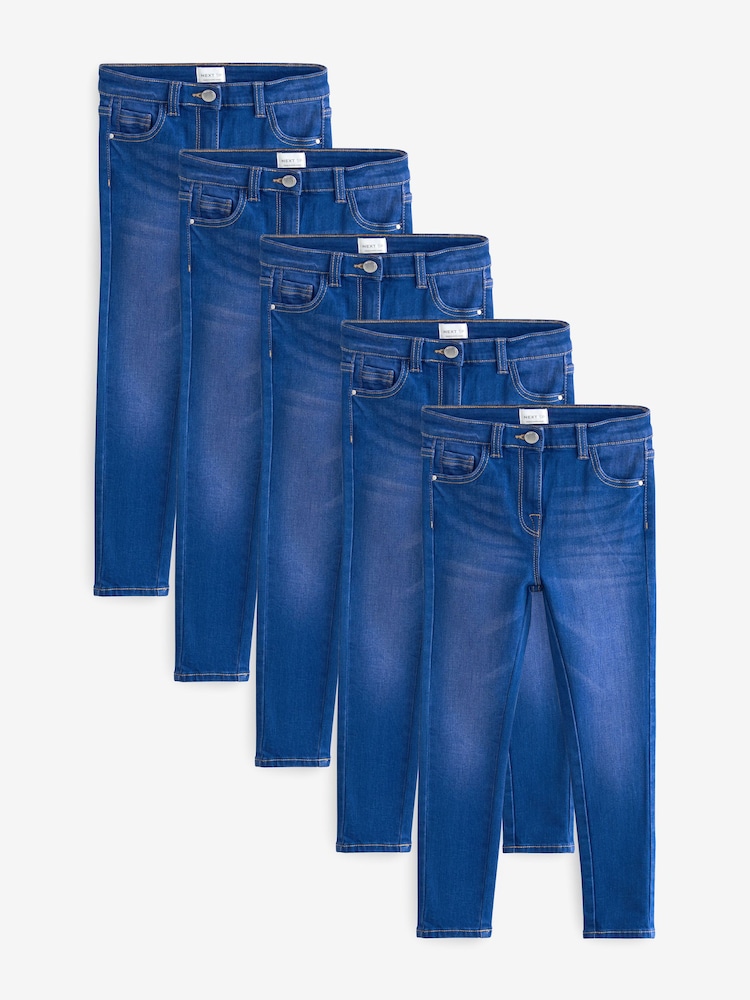 Bright Blue 5 Pocket Denim Jeans - Image 1 of 2