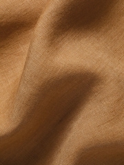 Charles Tyrwhitt Yellow Pure Linen Classic Fit Shirt - Image 4 of 4