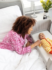 Joie Grey Clay Roomie Go Bedside Crib - Image 2 of 9