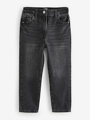 Black Denim Mom 100% Cotton Jeans - Image 1 of 1