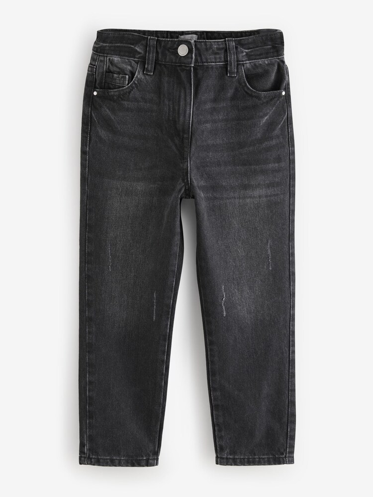 Black Denim Mom 100% Cotton Jeans - Image 1 of 1