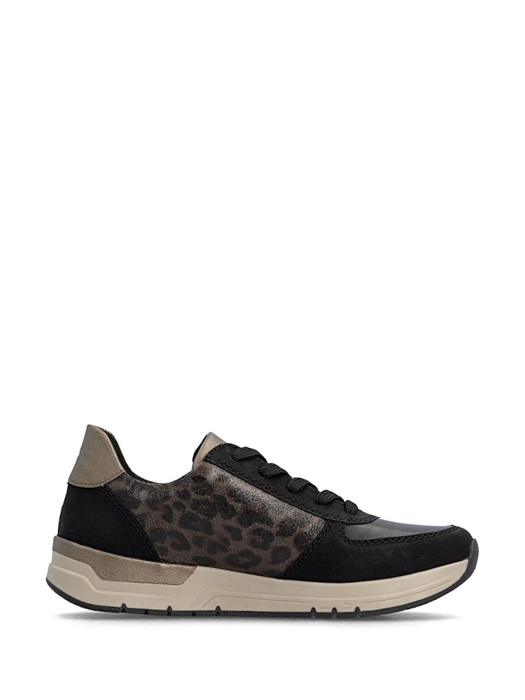 Rieker Metallic Lace-up & Zip Trainers - Image 2 of 7 Rieker Metallic Lace-up & Zip Trainers - Image 2 of 7