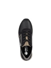 Rieker Metallic Lace-up & Zip Trainers - Image 4 of 7