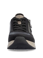 Rieker Metallic Lace-up & Zip Trainers - Image 6 of 7