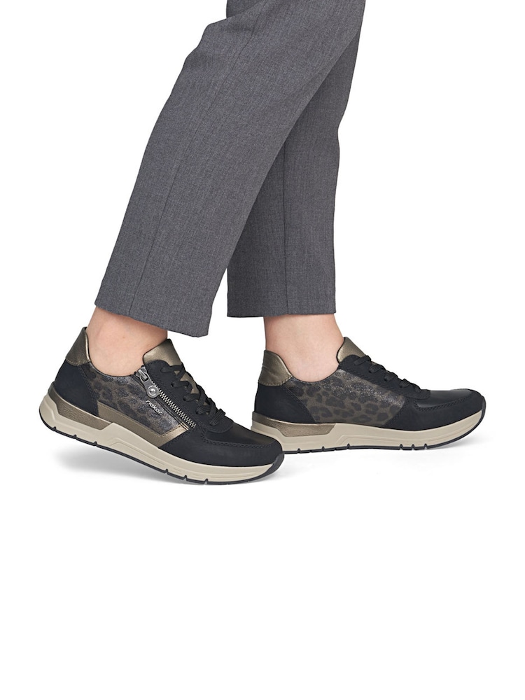 Rieker Metallic Lace-up & Zip Trainers - Image 7 of 7 Rieker Metallic Lace-up & Zip Trainers - Image 7 of 7
